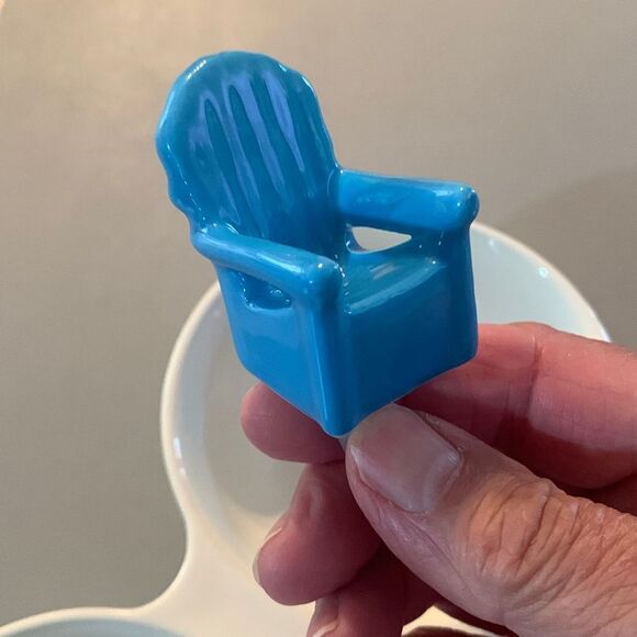 Faux Nora Fleming Adirondack Chair Mini - Picture 4 of 4